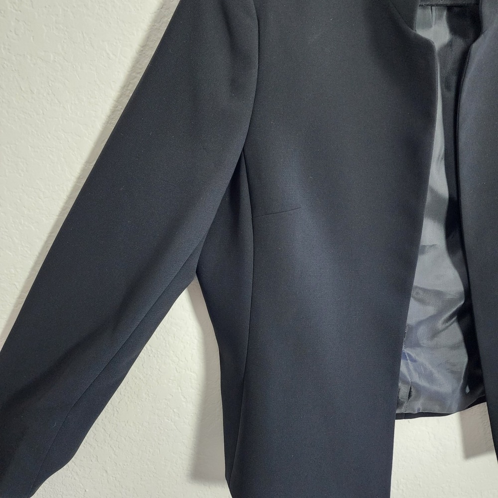 Kasper womens 2-piece black skirt suit size 16P business office - Picture 5 of 16
